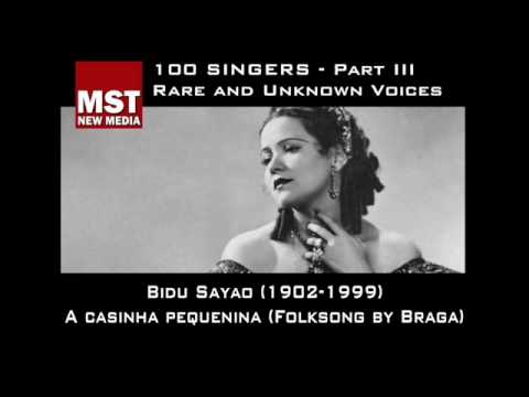 Part III: Rare and unknown voices - BIDU SAYAO