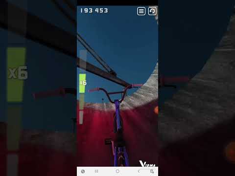How to ride through the left side of the broken pipe in touchgrind bmx