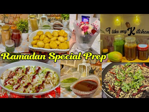 Ramadan Special Prep 2026🌙Chat Masala Recipe Mash Daal Dahi Bharay & Imli Chutney (Make & Store