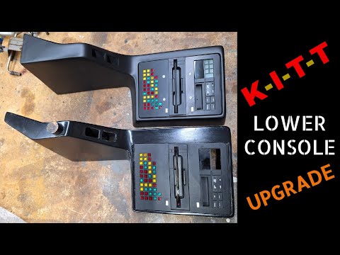 Screen Used Knight Rider KITT Gets a More Accurate Lower Console Upgrade with Original Parts!