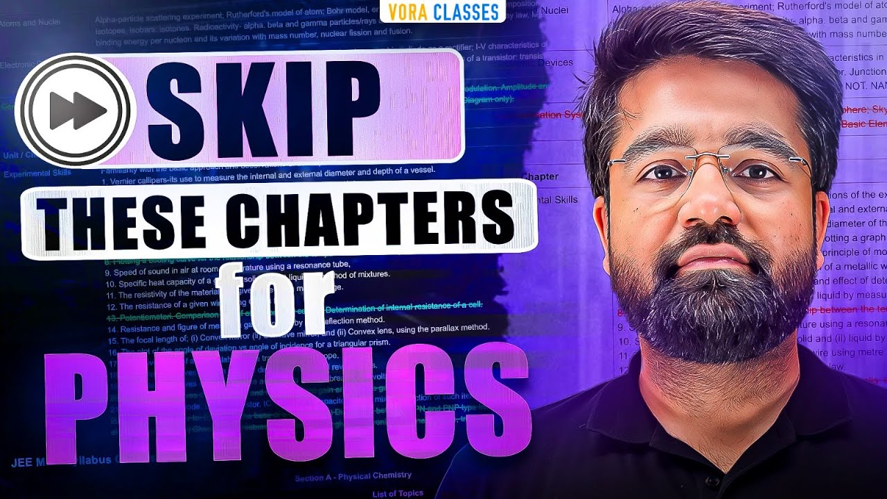 Last 15 days left!! Be selective 🚫 JEE 2026 - High Weightage Chapters