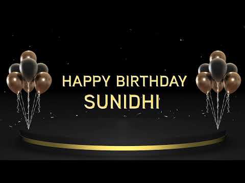 Wish you a very Happy Birthday Sunidhi
