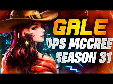 Gale DPS Main McCree (Cassidy) gameplay - Overwatch Season 31 Top 500