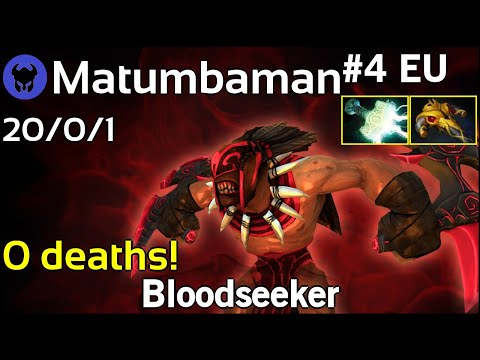 0 deaths! Matumbaman [CHAOS] plays Bloodseeker!!! Dota 2 7.22