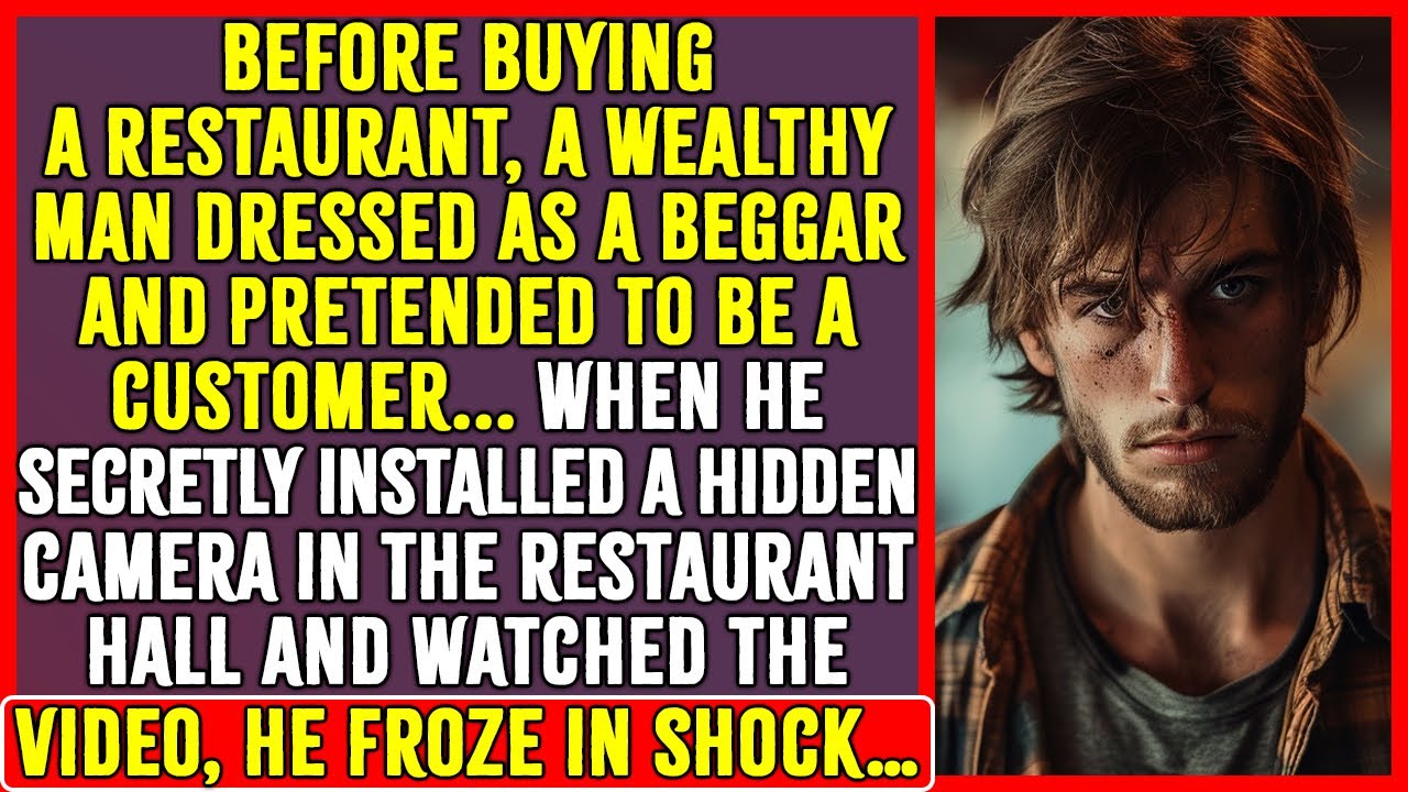 BEFORE BUYING A RESTAURANT, A WEALTHY MAN DRESSED AS A BEGGAR AND PRETENDED TO BE A CUSTOMER...