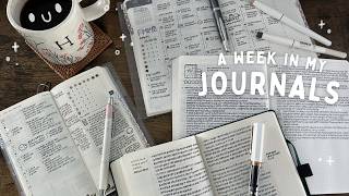 A Week In My Journals | Hobonichi, Commonplace, Reading Journal