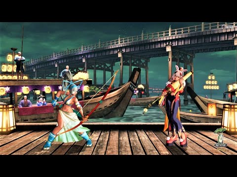 Mina Majikina vs Gongsun Li (Hardest AI) - SAMURAI SHODOWN