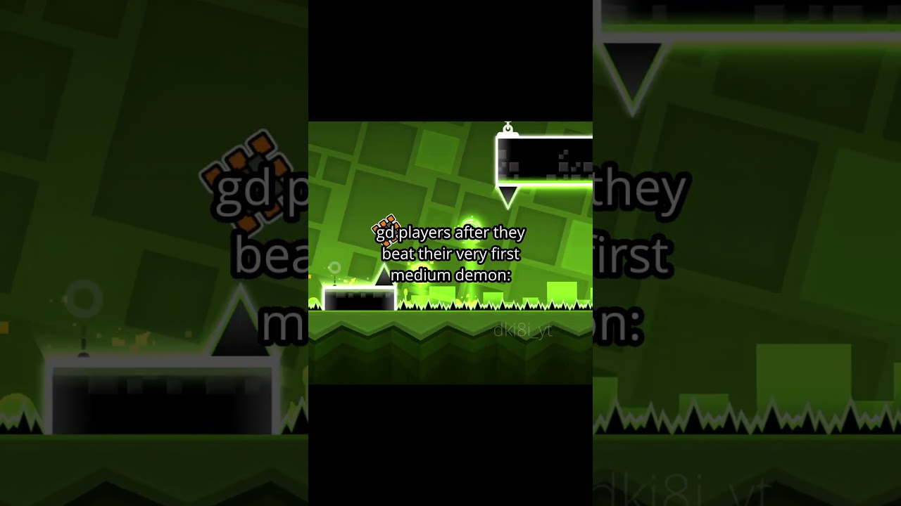 every player after their first medium demon #gd #shorts