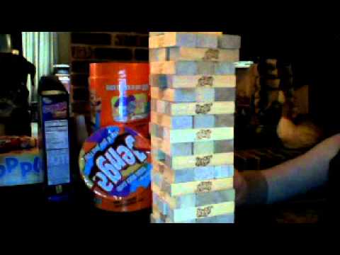 Daddy daughter game night Jenga January 11, 2014 8:53 PM