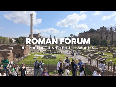 Roman Forum & Palatine Hill | Walking Tour | Rome | FPV | 4K