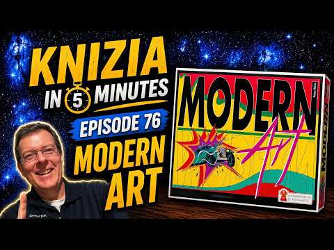 Knizia in Five Minutes. Episode 76 Modern Art.
