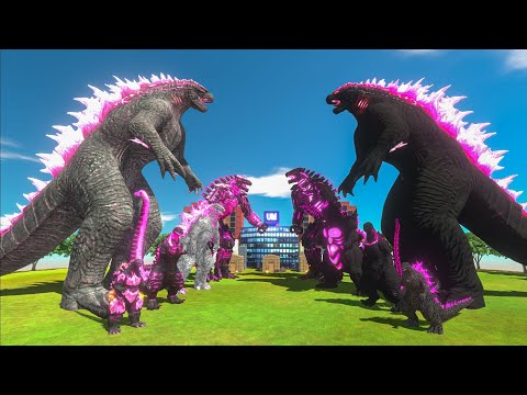 Evolution of Godzila New Empire VS Dark Itself - Animal Revolt Battle Simulator