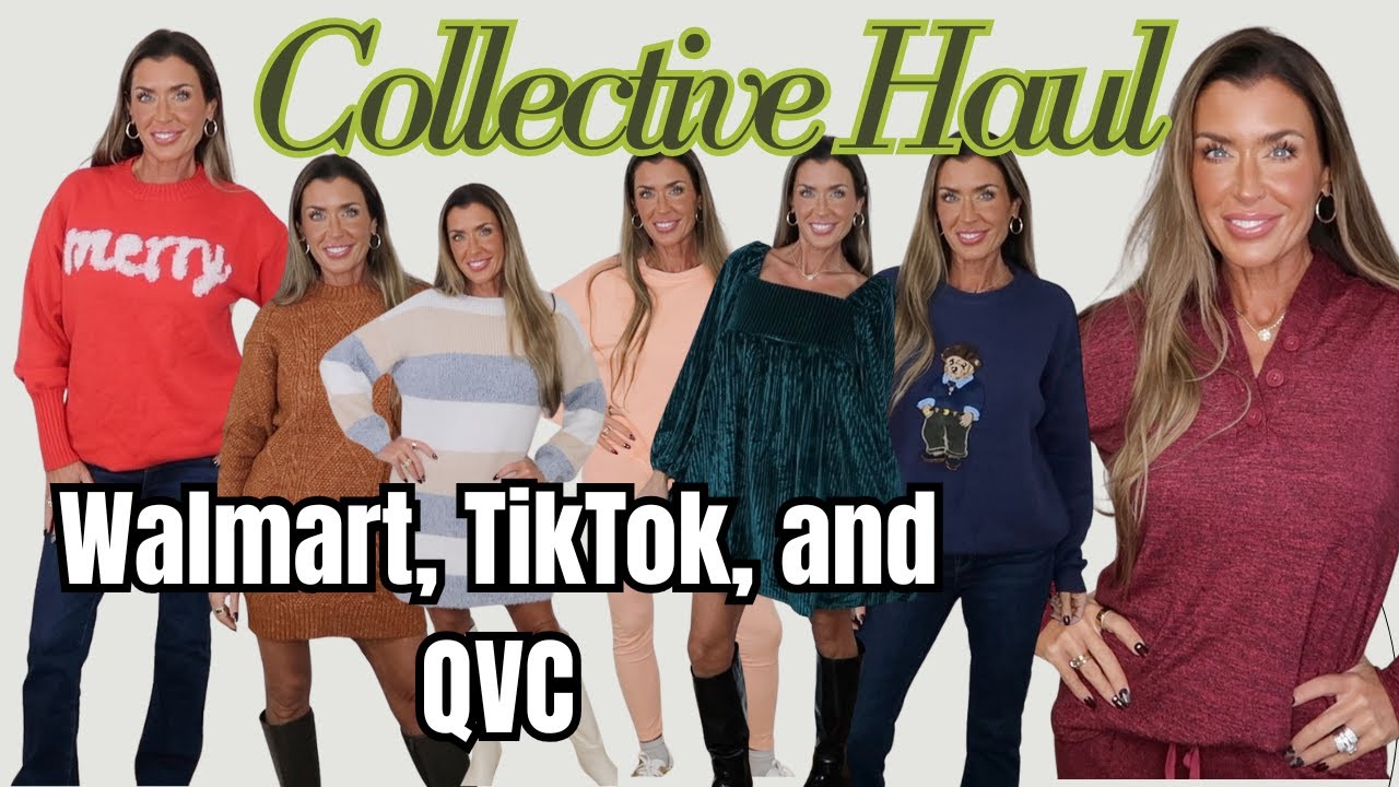 Collective haul from Walmart,  QVC, and my new Temu TIKTOK