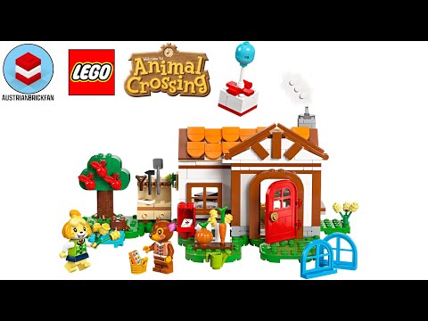 LEGO Animal Crossing 77049 Isabelle's House Visit Speed Build Review