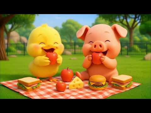 Little duck and his friends in Yellow Ducky Adventures - Fun Animal Cartoon for All Ages - 10 mins