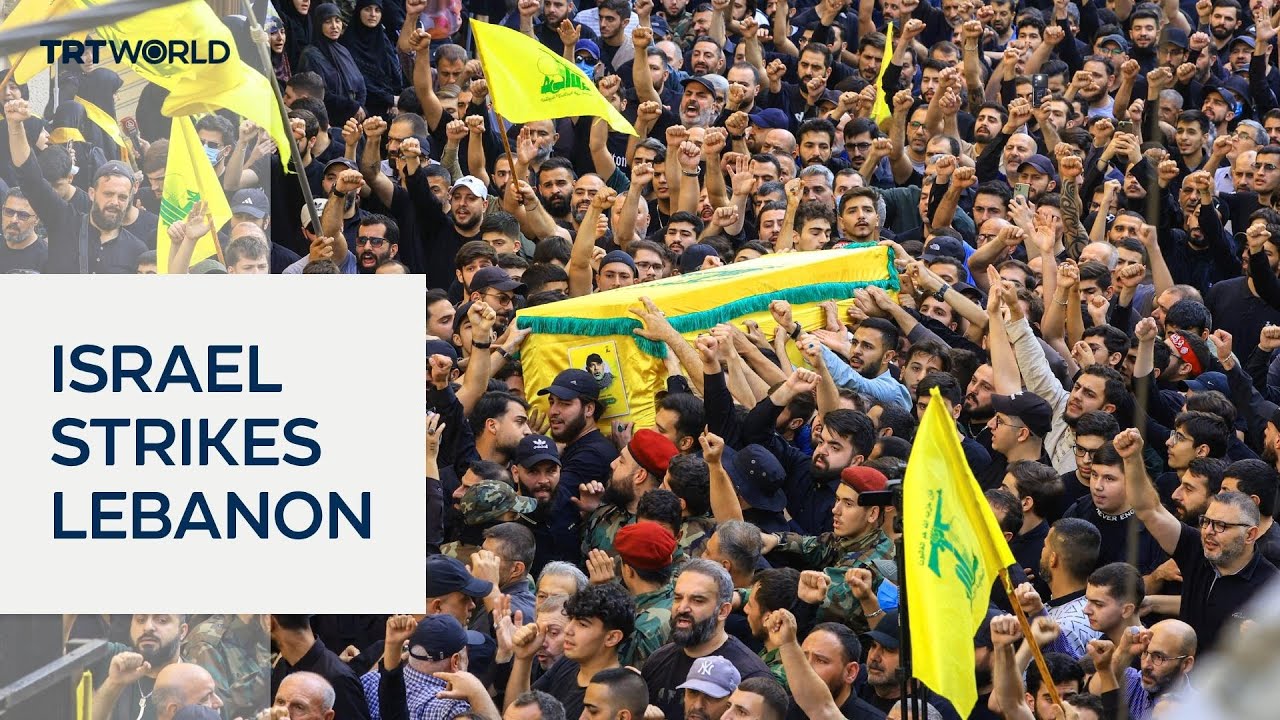 Hezbollah holds funeral for army chief killed in Israeli strike