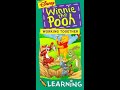 Opening Intervals And Closing To Winnie The Pooh Working Together 1995 VHS