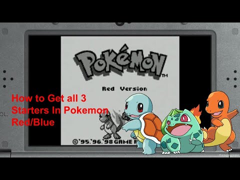 How to Get all 3 Starter Pokemon (Pokemon Red/Blue)