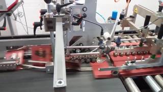 Double sided tape application and plough folding with Borea SPE friction fed machine A/01