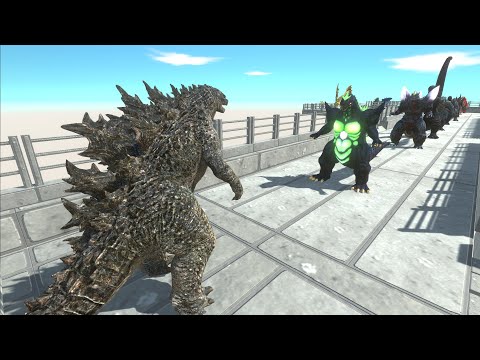 GODZILLA 2021 Oasis DEATH RUN  - Animal Revolt Battle Simulator