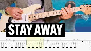 Stay Away Nirvana Guitar Tab Cover Lesson Tutorial