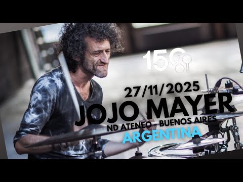 Jojo Mayer Sonor 150° Aniversario ND Teatro Buenos Aires Argentina - Clínica de Batería 