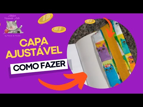 CAPA PARA LIVROS AJUSTÁVEL