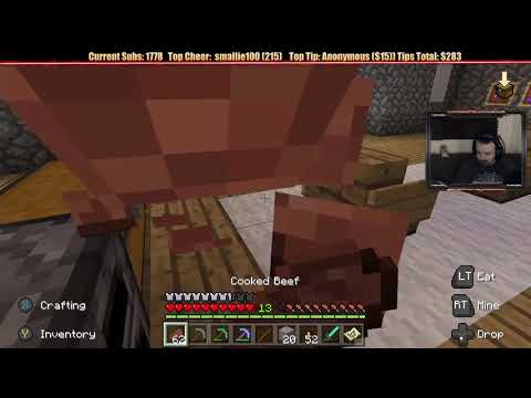 Minecraft  Chill Stream  Jan  5, 2019 pt3   Mining For Iron and Some BAD LUCK!