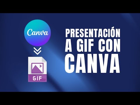 Cómo convertir una presentación a GIF en CANVA