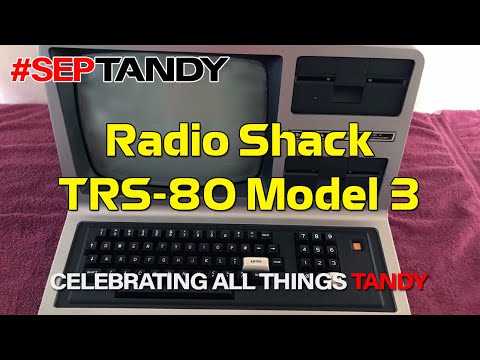 Tandy TRS-80 Model 3 Computer by Radio Shack #SepTandy 2021