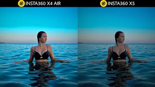 The New INSTA360 X4 Air VS INSTA360 X5 | Camera Test 
