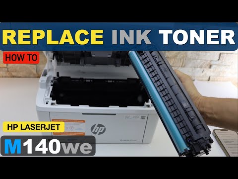 HP LaserJet M140we Ink Toner Replacement.