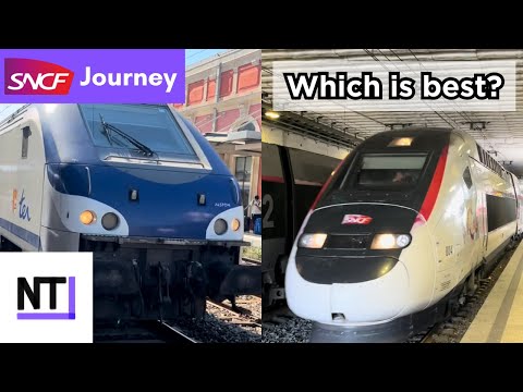 3 Different French Rail Services (SNCF)