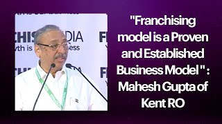 Mahesh Gupta of Kent RO at Franchise India 2013  image