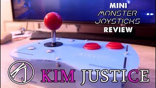 Reviewing the Mini Monster Joystick -  Arcade Stick for 8-Bit Machines - Kim Justice