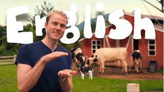 Learn English with Farm Animals 🐷🐰 Comprehensible Input (beginner friendly)