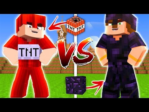 TNT SET VS OBSİDYEN SET! (Minecraft)