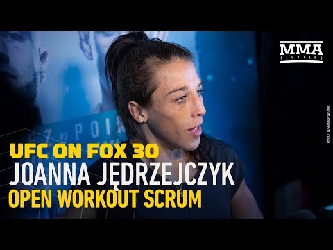 UFC on FOX 30: Joanna Jedrzejczyk Open Workout Scrum - MMA Fighting