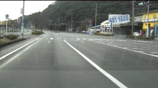 preview picture of video '北九州市門司区伊川交差点から畑交差点・県道25号線。'