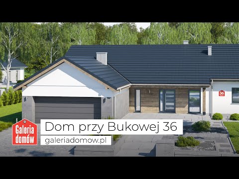 Projekt domu przy Bukowej 36 - GaleriaDomow.pl