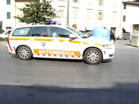 118 Pistoia Soccorso Charlie 13 in emergenza (Pistoia Giugno 2011)