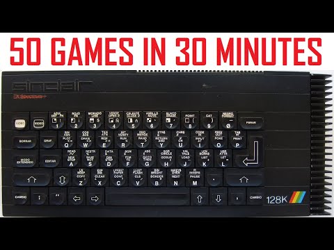 50 Sinclair ZX Spectrum 128K Games In Under 30 Minutes