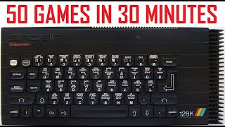 50 Sinclair ZX Spectrum 128K Games In Under 30 Minutes