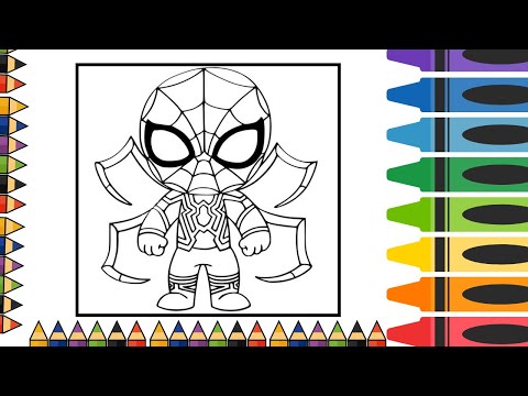 Spiderman Coloringpage/Iron Spidey + Janji - Heroes Tonight (feat. Johnning) [NCS Release]