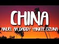 Anuel AA China Letra Lyrics Karol G J Balvin Daddy Yankee Ozuna