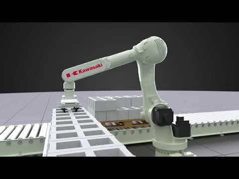 Overview & Capabilities: Kawasaki RD080N Compact Palletizing Robot