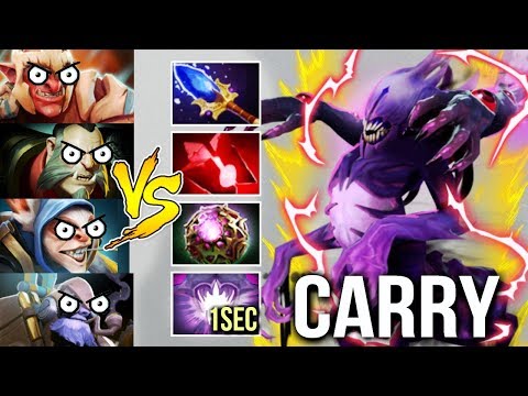 Imba Bane Carry vs Team Carry 500 Dmg/Heal Per Sec Cancer Gameplay by Waga WTF Dota 2