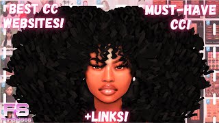 The BEST CC Websites + MUST-HAVE CC & LINKS! | How To Make Better Sims | Sims 4 CAS