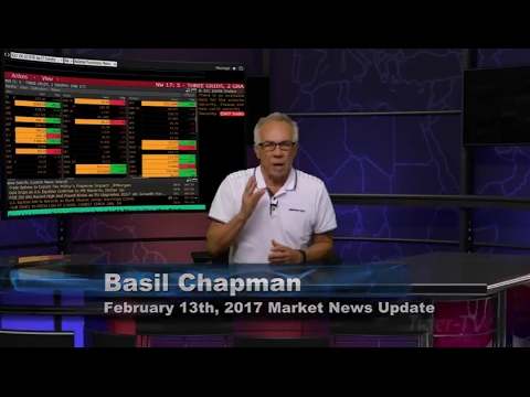 February 13th Stock Market Update by Tom O'Brien on TFNN - 2017