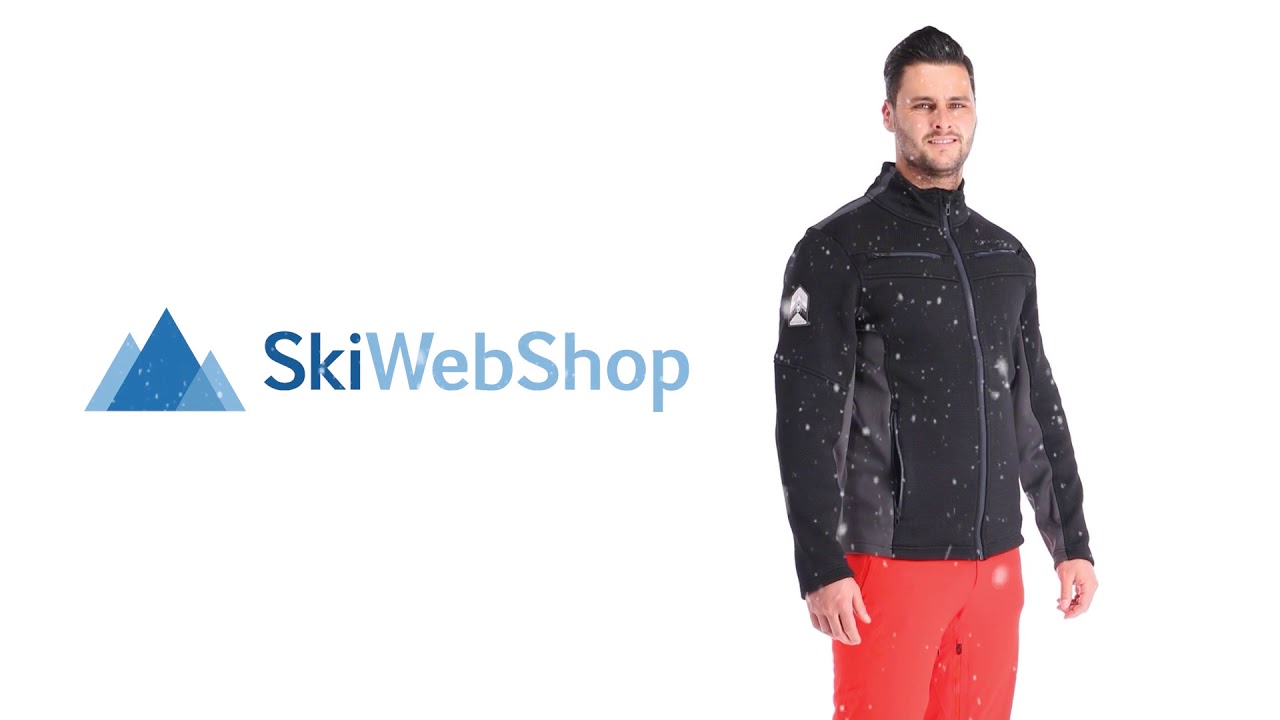 Spyder, Wengen encore full zip fleece, jacket, men, black
